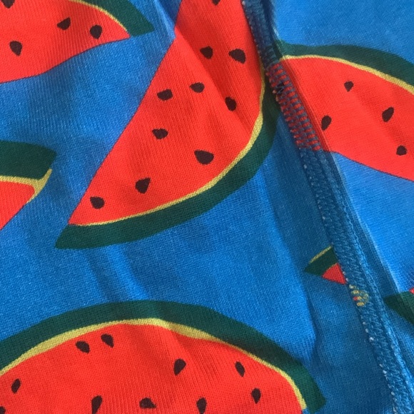NWT * organic cotton * watermelon pajama set * Hanna Andersson - Picture 2 of 4